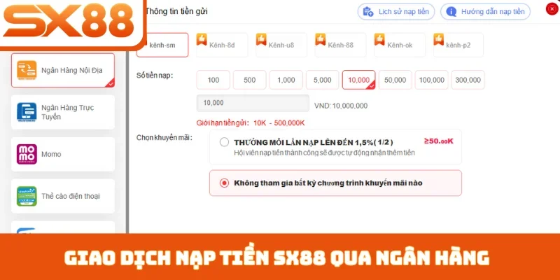 Nạp tiền SX88 - Chinh phục mọi giới hạn chỉ sau 3 phút - Kivex