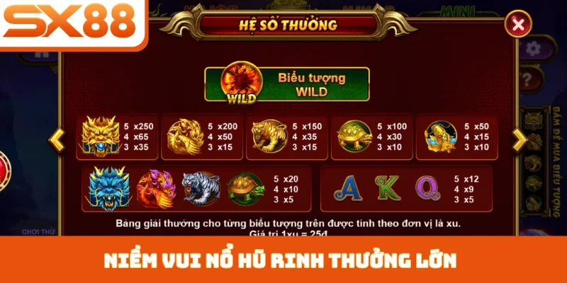 Nổ Hũ 4 Thần Thú SX88 - Huyền Thoại Slot Game Châu Á - Kivex